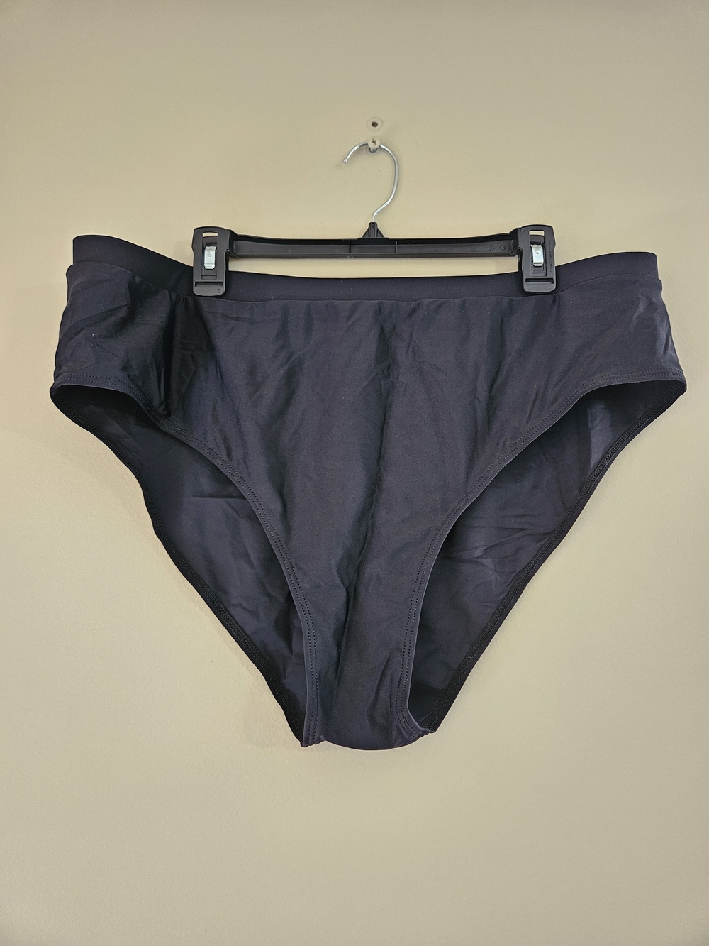 Classic Black High-Cut Bikini Bottom